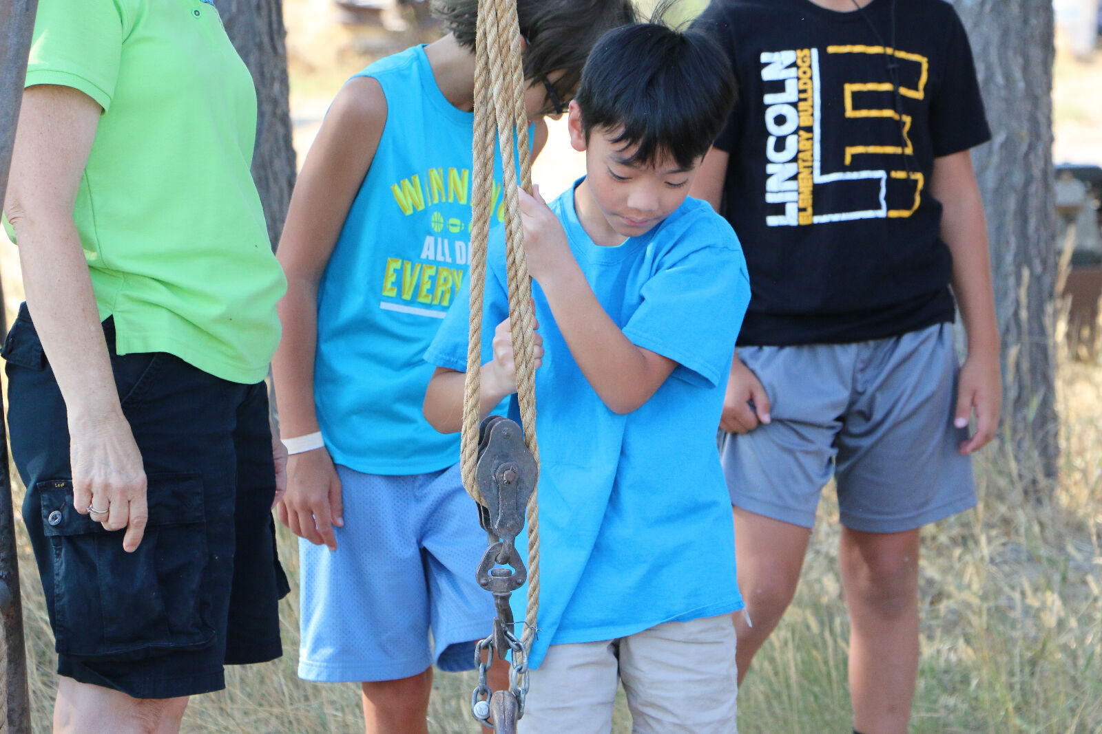See the evolution of farming: 4th graders learn about farming tools and equipment from the past at the Gering Plains Legacy